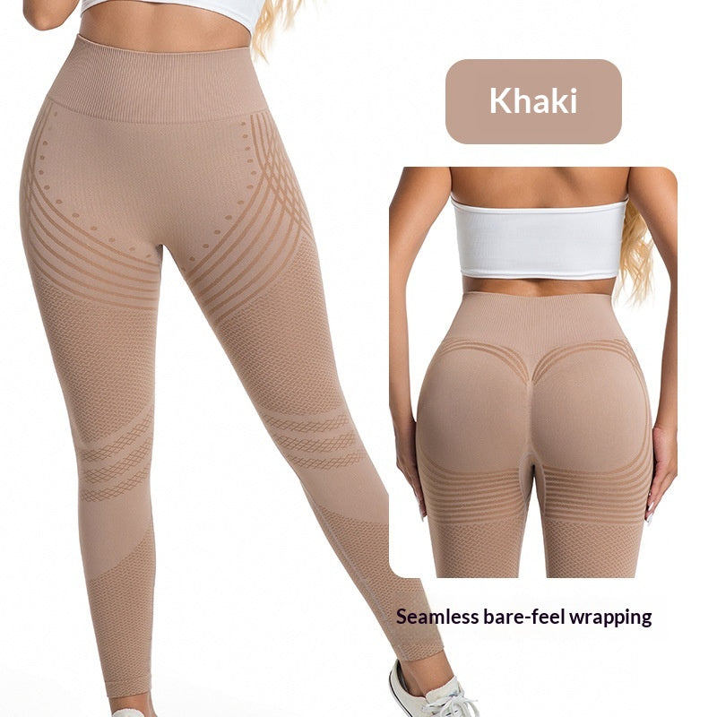 High-Waist Fitness Leggings mit Po-Push-up