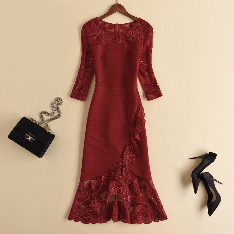 Fischschwanz-Strickkleid – Bild 4 | LuxeStyle