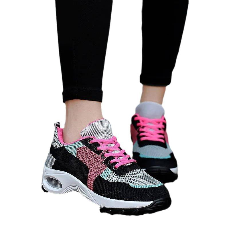Damen Flyknit Mesh Sneaker mit Luftpolster
