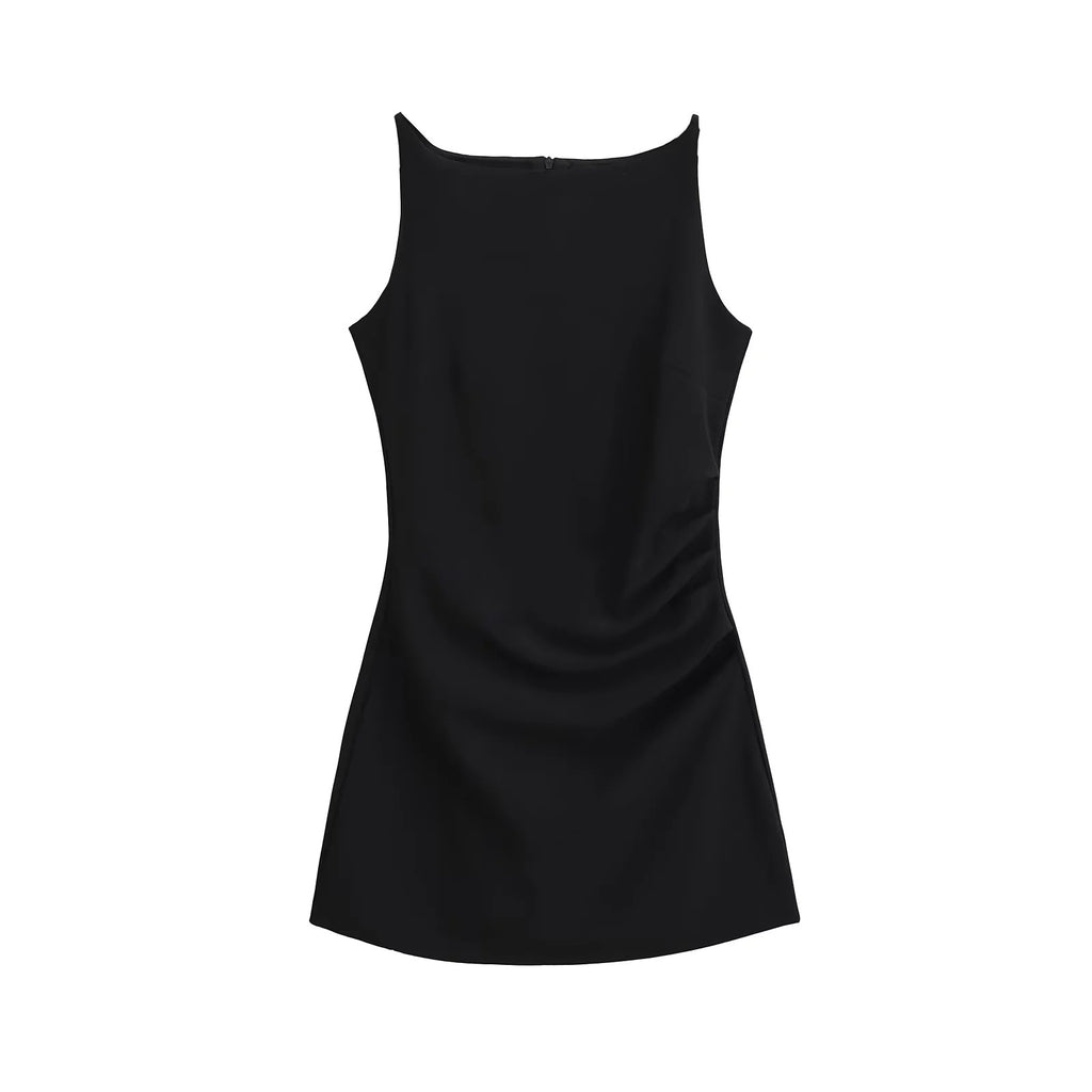 One-Shoulder Kleid mit Taillenschnürung – Bild 4 | LuxeStyle
