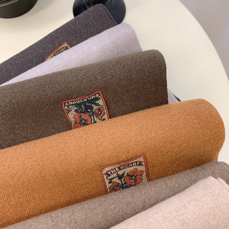 Vielseitiger warmer Schal aus Faux-Kaschmir