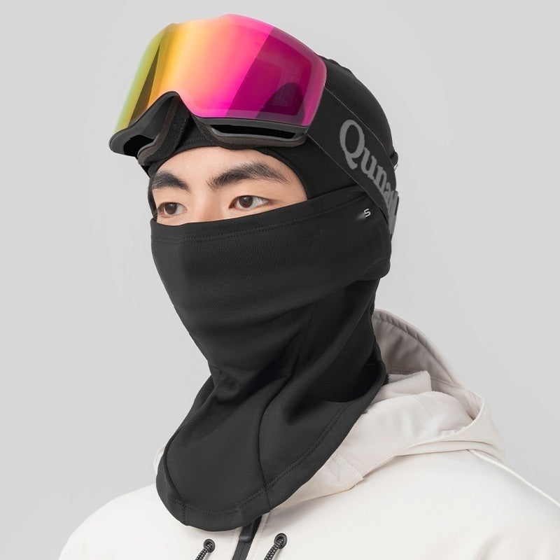 Winddichte Winter-Fleecemaske für draussen