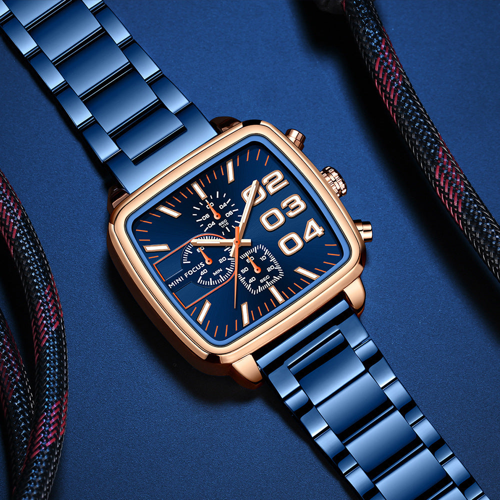 Multifunktionale wasserdichte Quarz-Uhr für Herren – Bild 3 | LuxeStyle