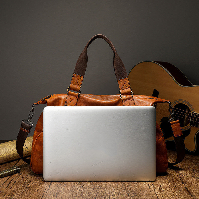 Schultertasche aus Rindsleder – Bild 4 | LuxeStyle