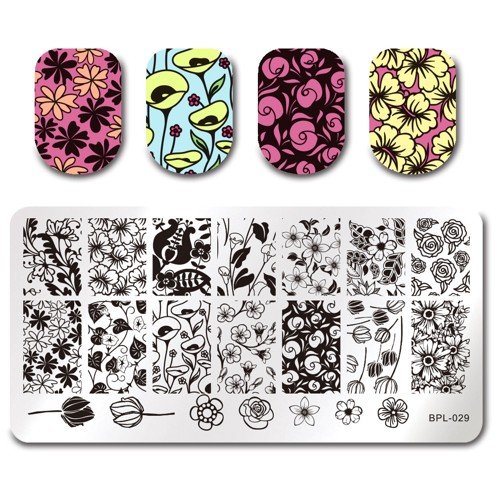 Stahl Stempelplatte für Nageldesign