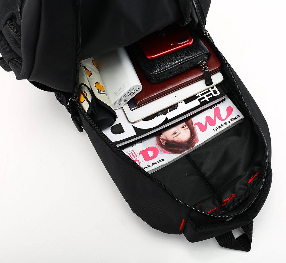 Herrenrucksack aus Canvas, 2-farbig | LuxeStyle