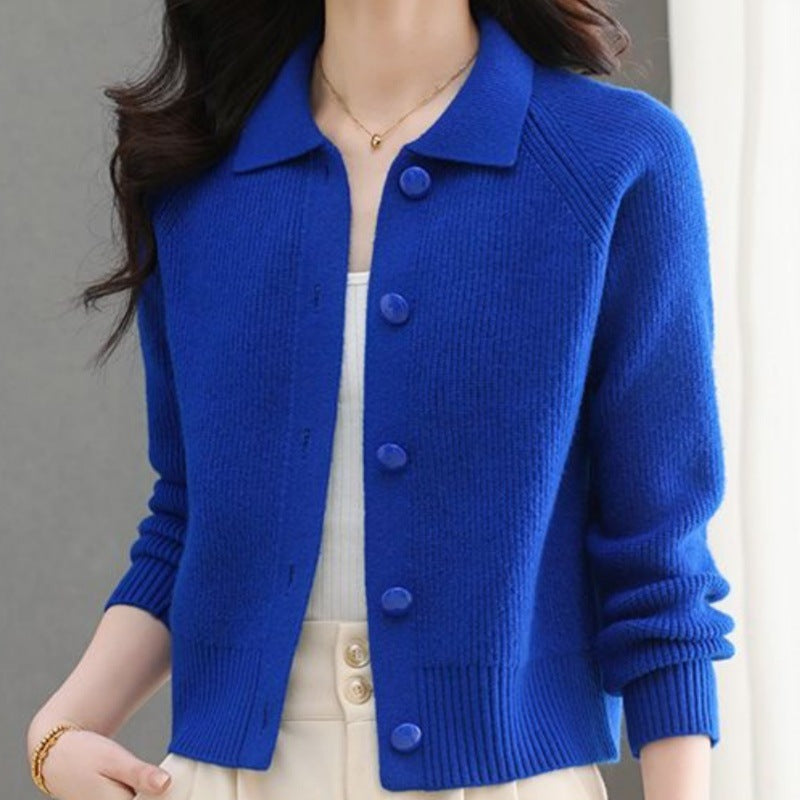 Trendige Strickjacke