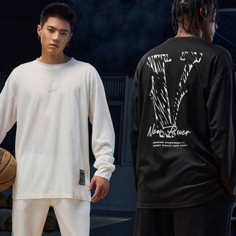 Langärmliges Basketball-T-Shirt – Bild 5 | LuxeStyle