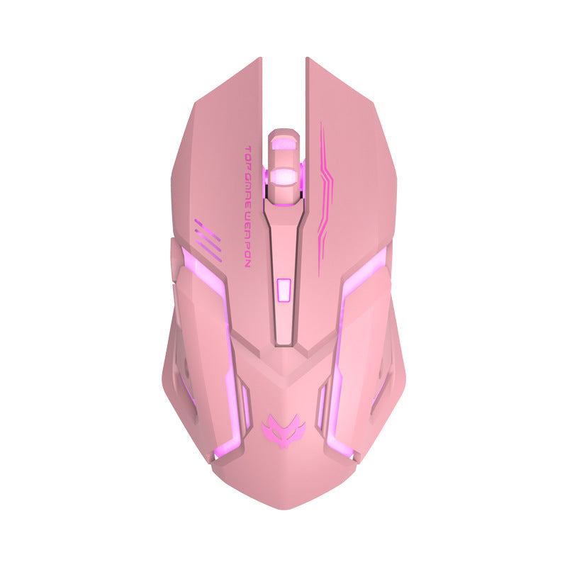 Drahtlose Gaming-Maus, stumm und ergonomisch