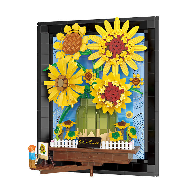 Sonnenblumen-Deko-Bausteine als Geschenk – Bild 4 | LuxeStyle