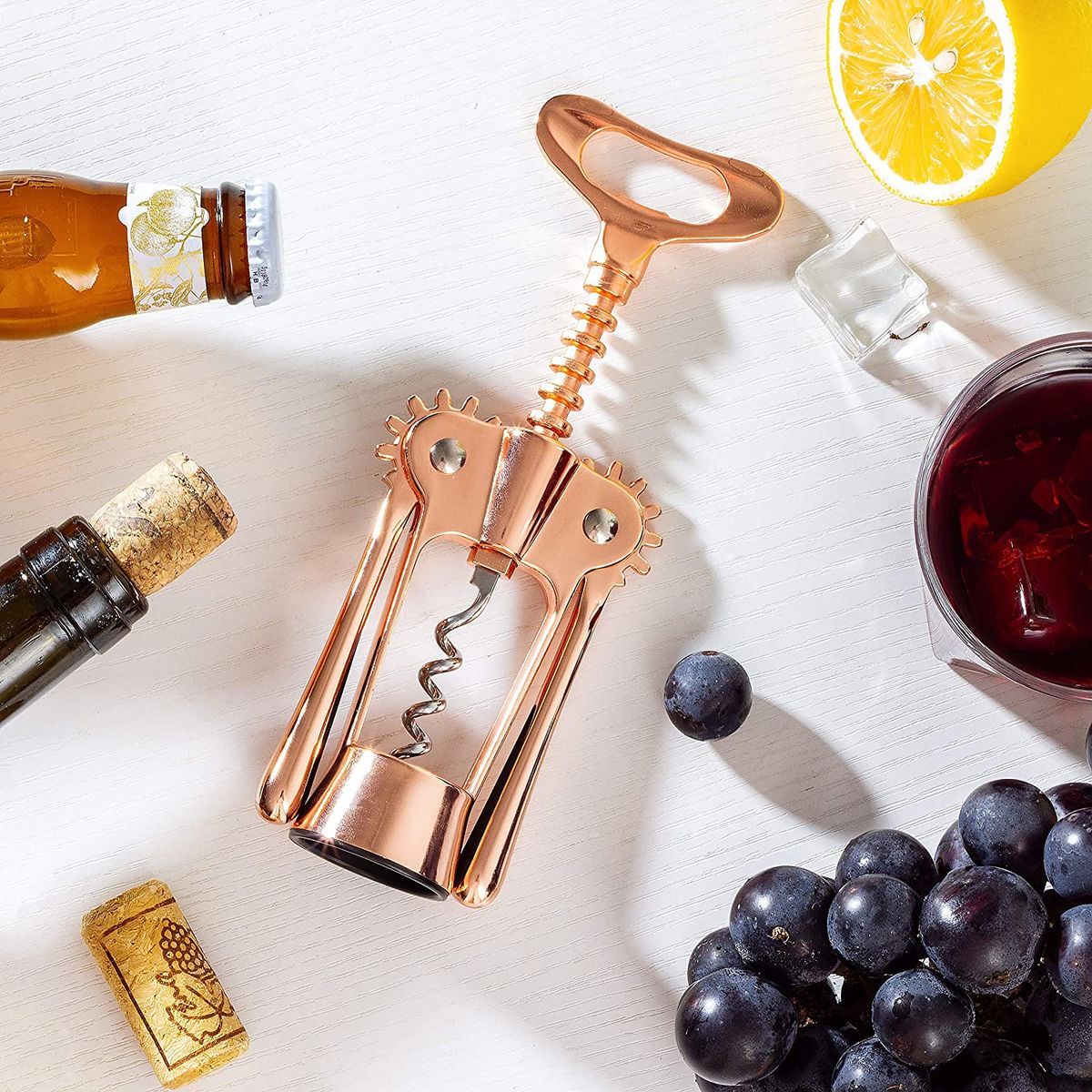 Korkenzieher aus Zinklegierung – Rose Gold – Bild 5 | LuxeStyle