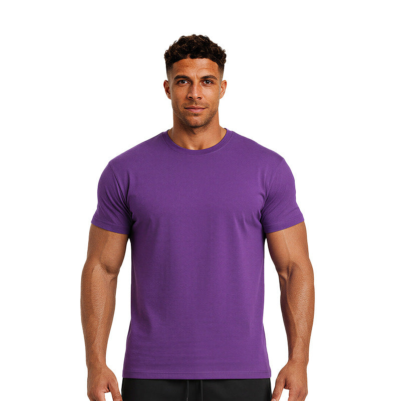 Kurzarm Fitness-Shirt mit Kragen