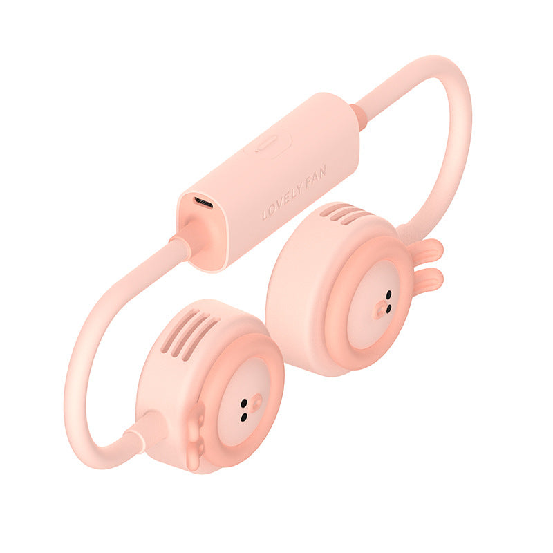 Sanhuo Mini Nackenventilator, blattlos, faltbar