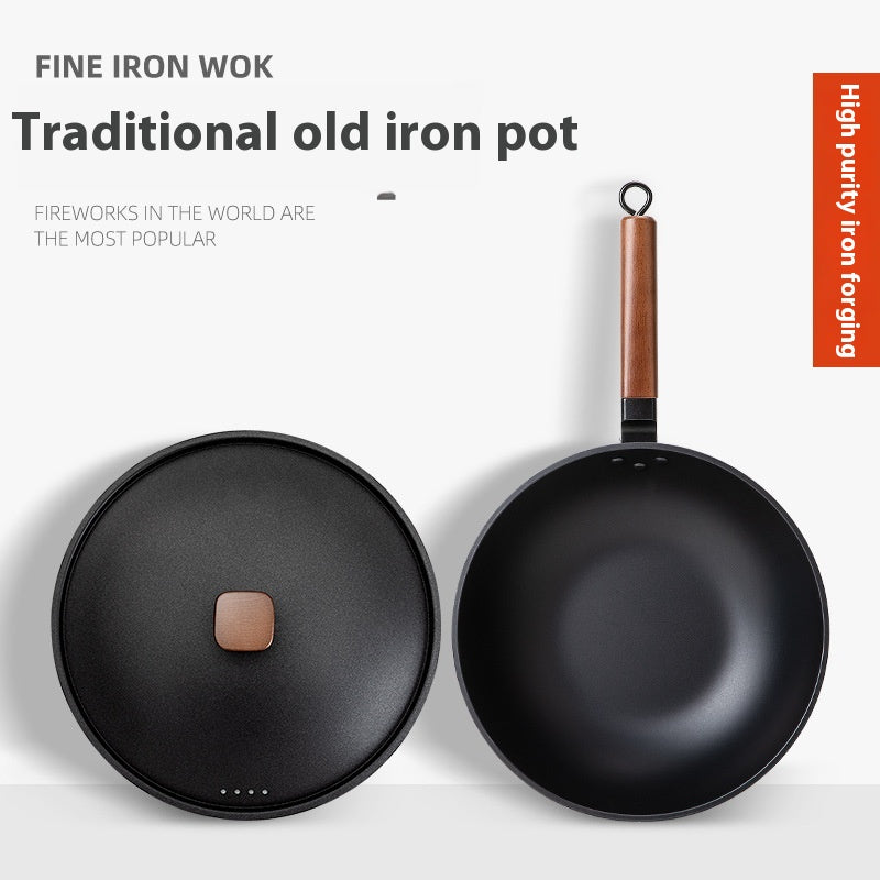 Wok aus raffiniertem Eisen