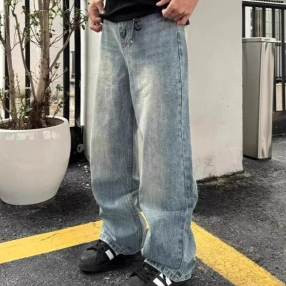 Herren Loose-Fit Hose mit Blitzmuster