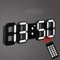 3D LED Wanduhr mit Fernbedienung | LuxeStyle