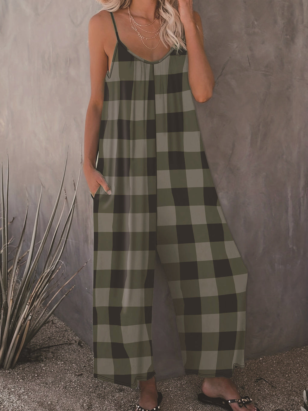 Lässiger Jumpsuit mit Spaghettiträgern