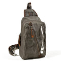 Multifunktionale Mini-Brusttasche aus Canvas | LuxeStyle