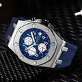 Quarzuhr mit Silikonarmband, wasserdicht | LuxeStyle