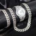 Hip-Hop Uhren-, Armband- & Halsketten-Set