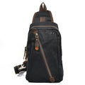 Multifunktionale Mini-Brusttasche aus Canvas – Bild 4 | LuxeStyle