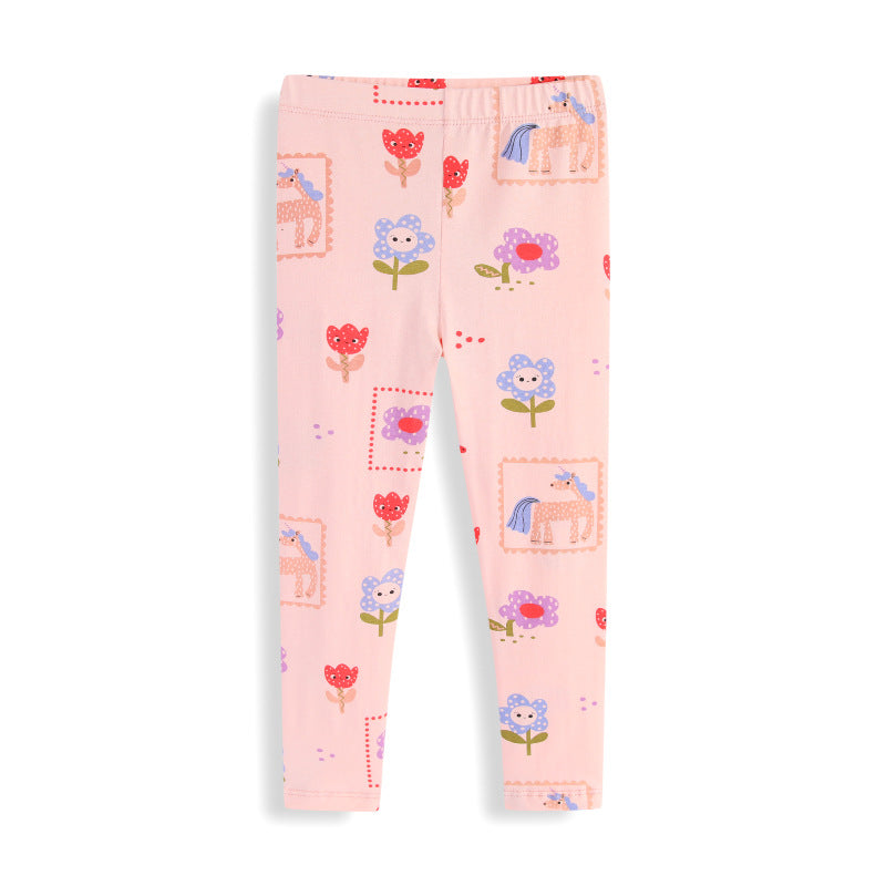 Leggings für Mädchen aus Baumwolle