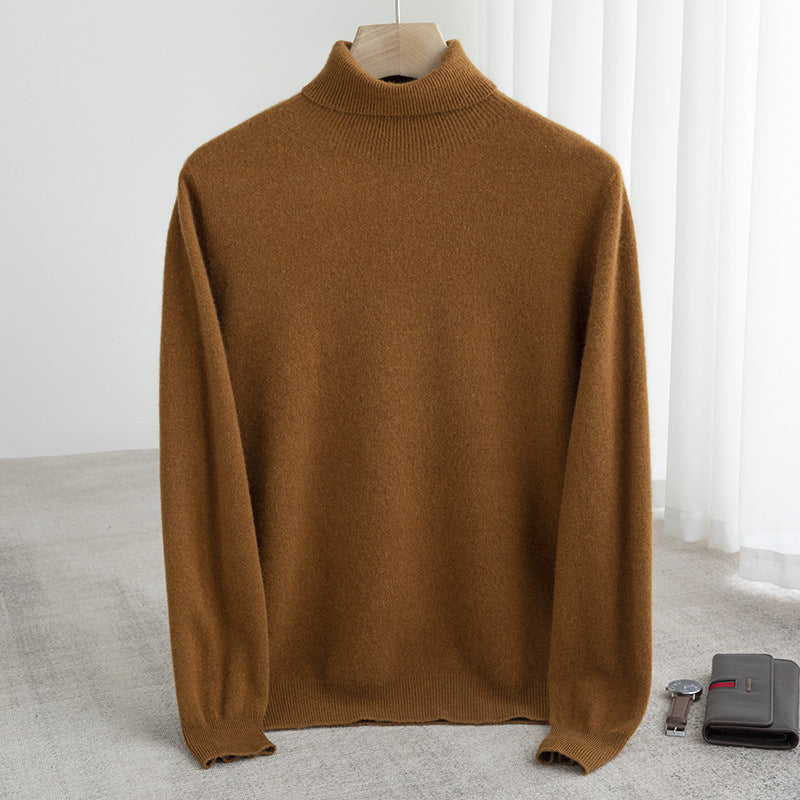 Cashmere-Pullover mit Rollkragen
