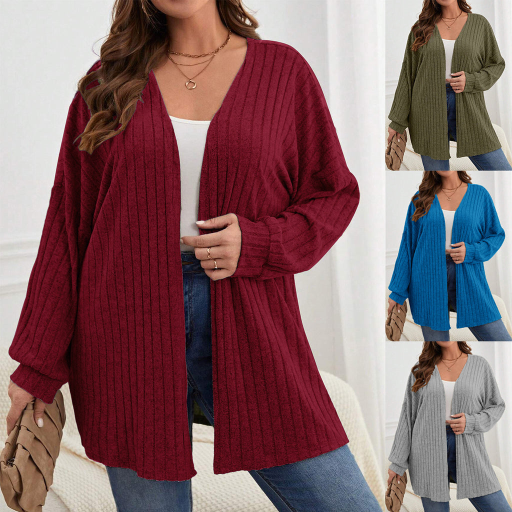 Lockere Strickjacke