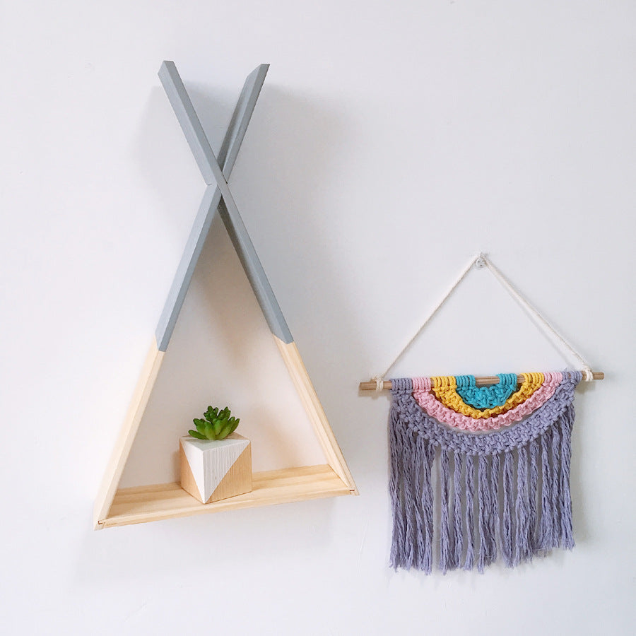 Makramee Wandteppich mit Quasten – Bild 3 | LuxeStyle
