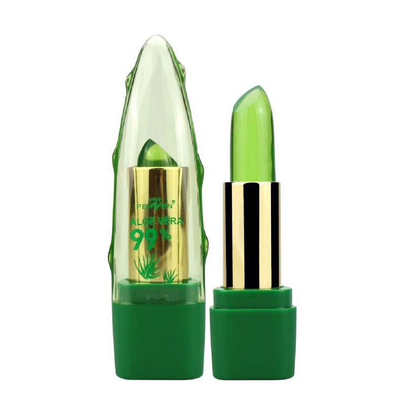 Farbwechselnde Lippenpflege mit Aloe Vera