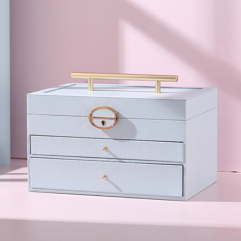 Grosse Schmuckschatulle in Himmelblau – Bild 8 | LuxeStyle