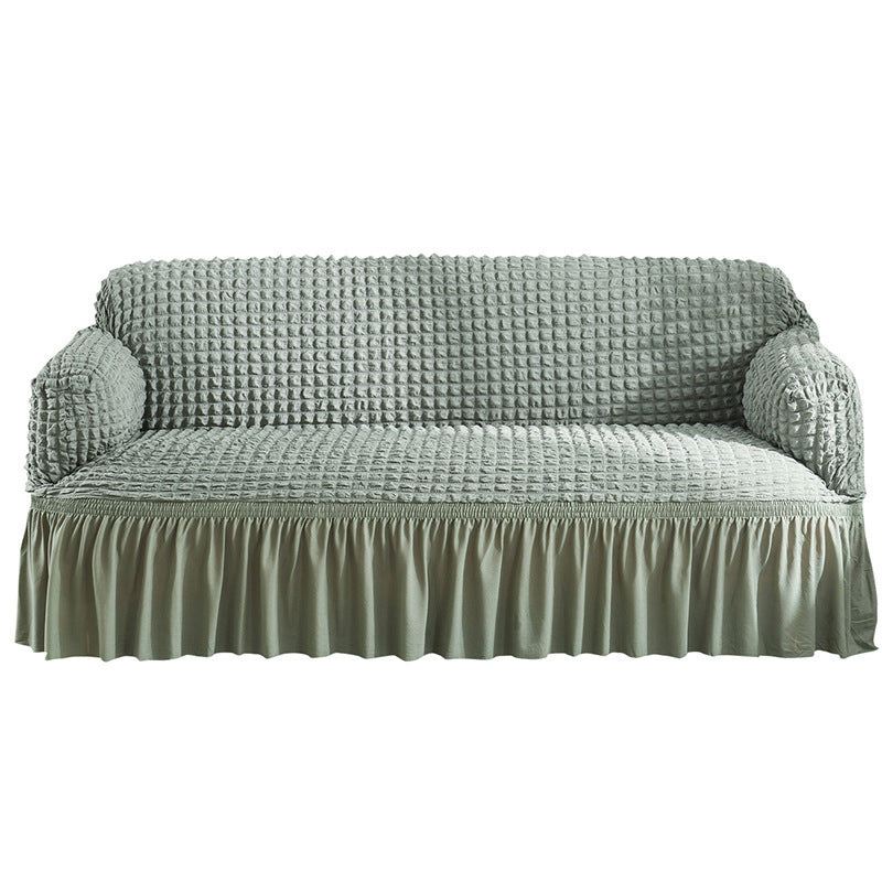 Sofaüberzug aus Seersucker-Stoff – Bild 3 | LuxeStyle