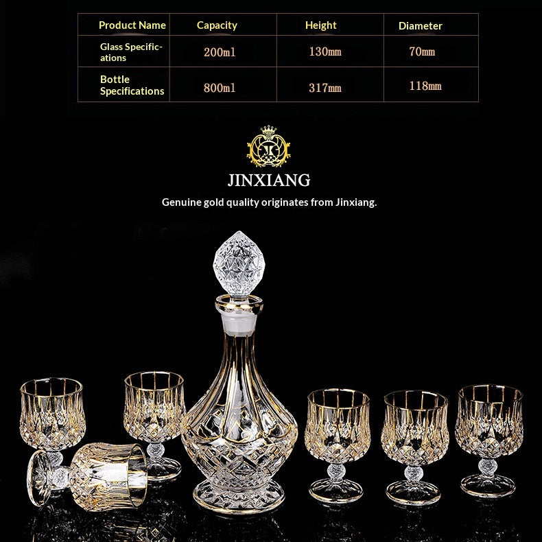 Kristall Whiskey Tassen Set
