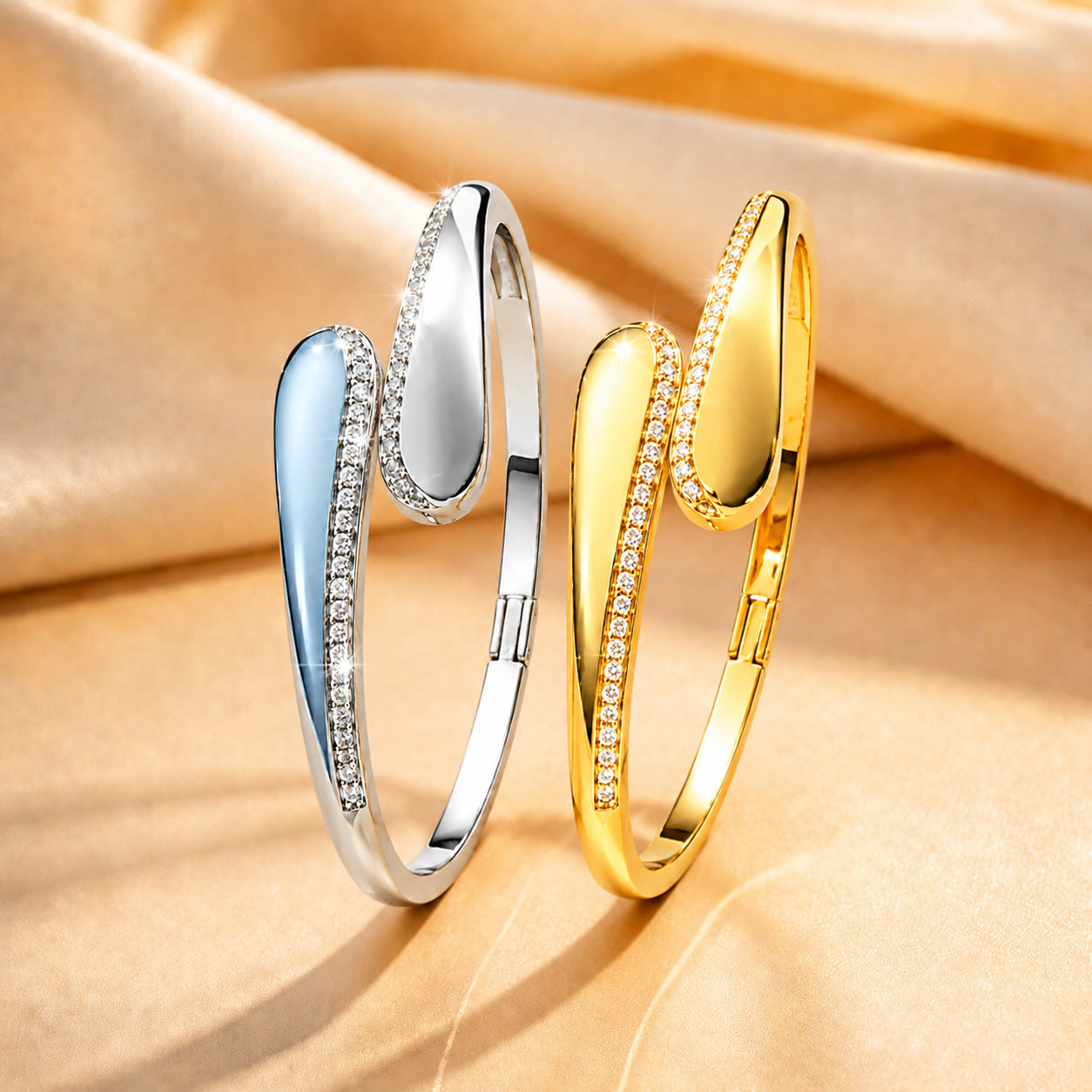 Filigranes Strass-Armband im Influencer-Stil