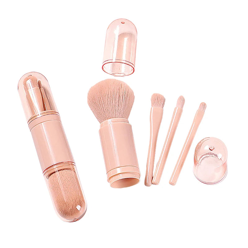 4-in-1 Reise-Make-up-Pinselset