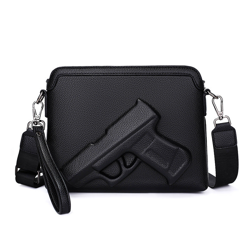 Crossbody-Tasche für Herren in Schwarz – Bild 2 | LuxeStyle