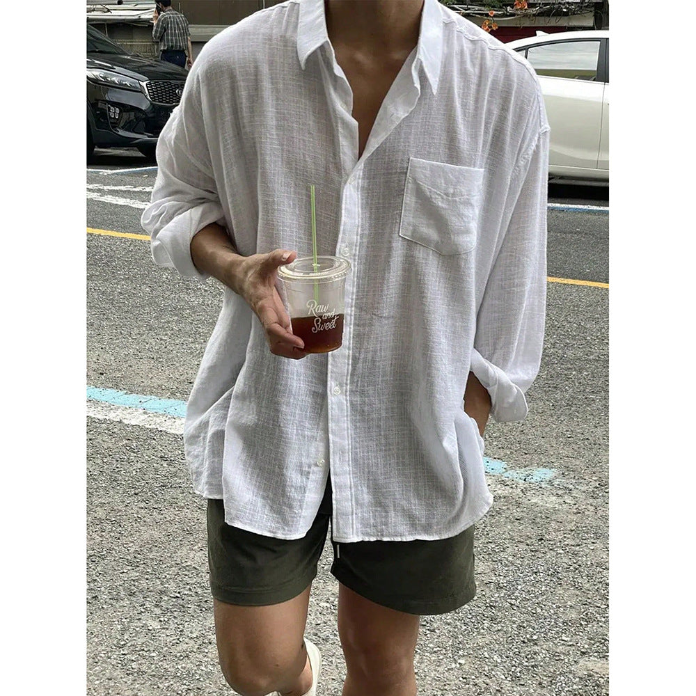 Koreanisches atmungsaktives Langarmshirt – Bild 4 | LuxeStyle