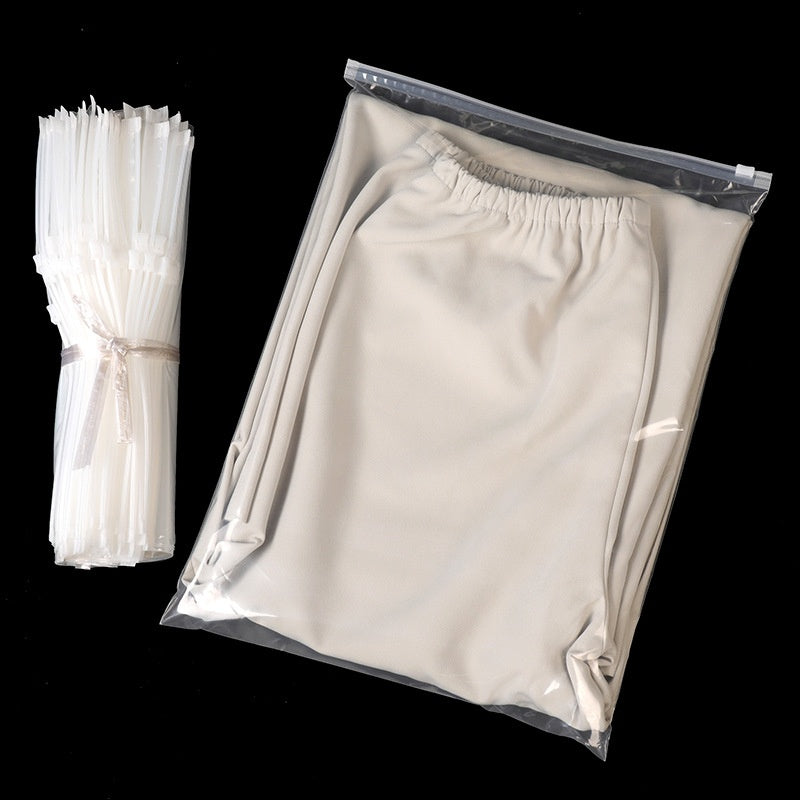 Transparente PE Zipper-Kleidersäcke (50 Stk.) | LuxeStyle