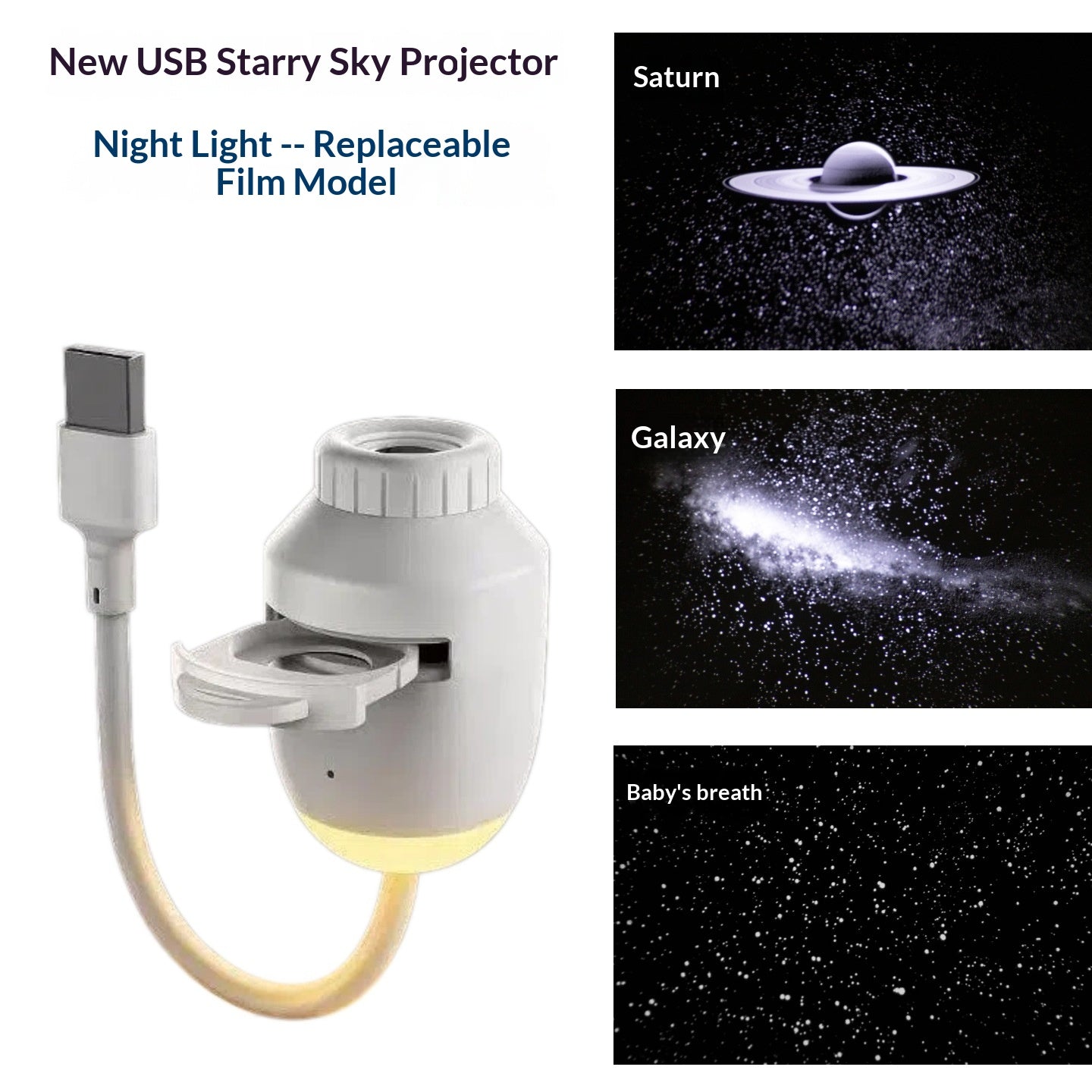 USB Sternenhimmel Projektionslampe fürs Auto