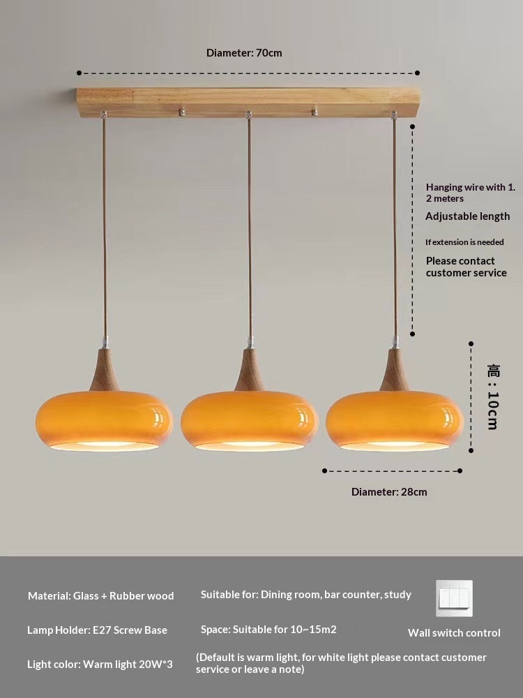 Retro Bauhaus Glaslampe