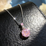Farbe: Rosa Diamant Anhänger