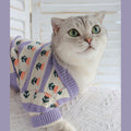 Kuschelschmuck: Katzen- und Hundesweater in Lila | LuxeStyle