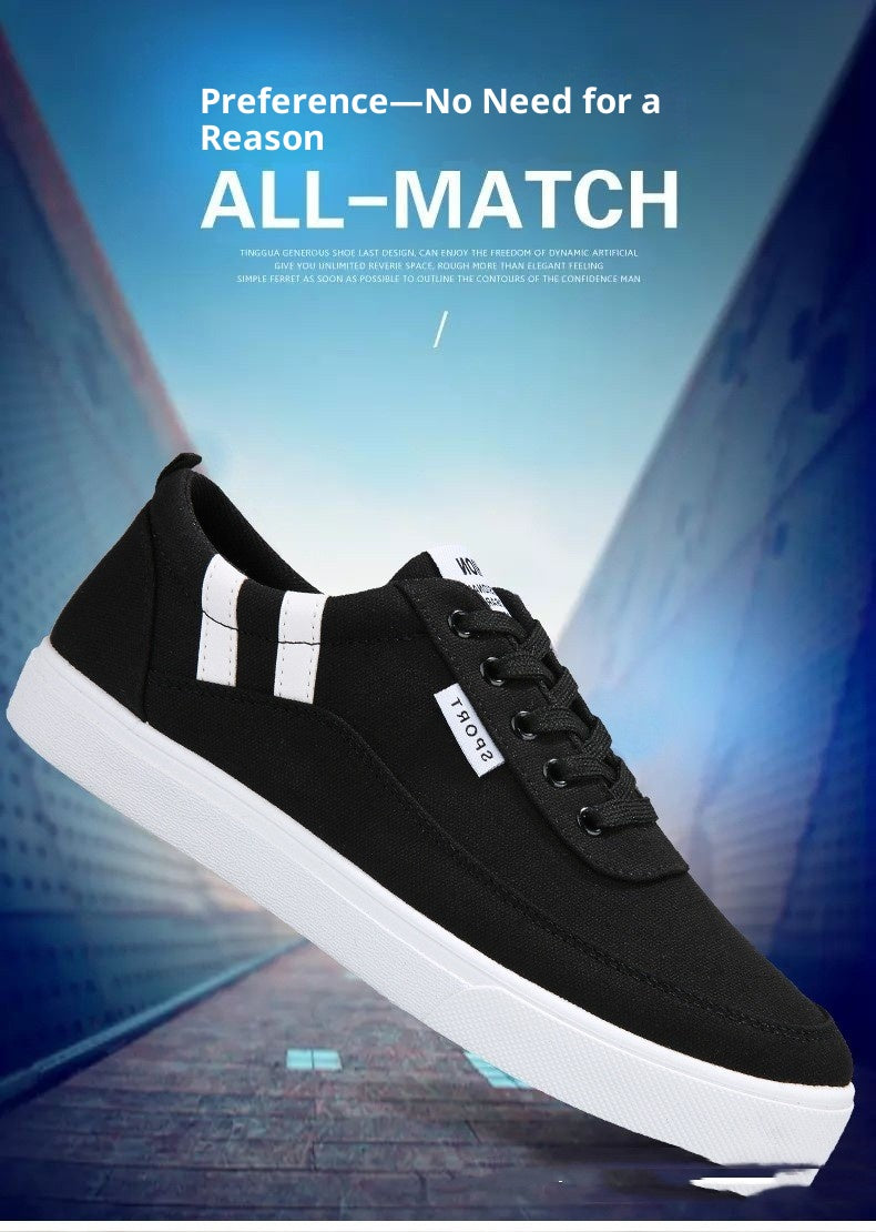 Herren Low-Top Canvas Schuhe – Bild 3 | LuxeStyle