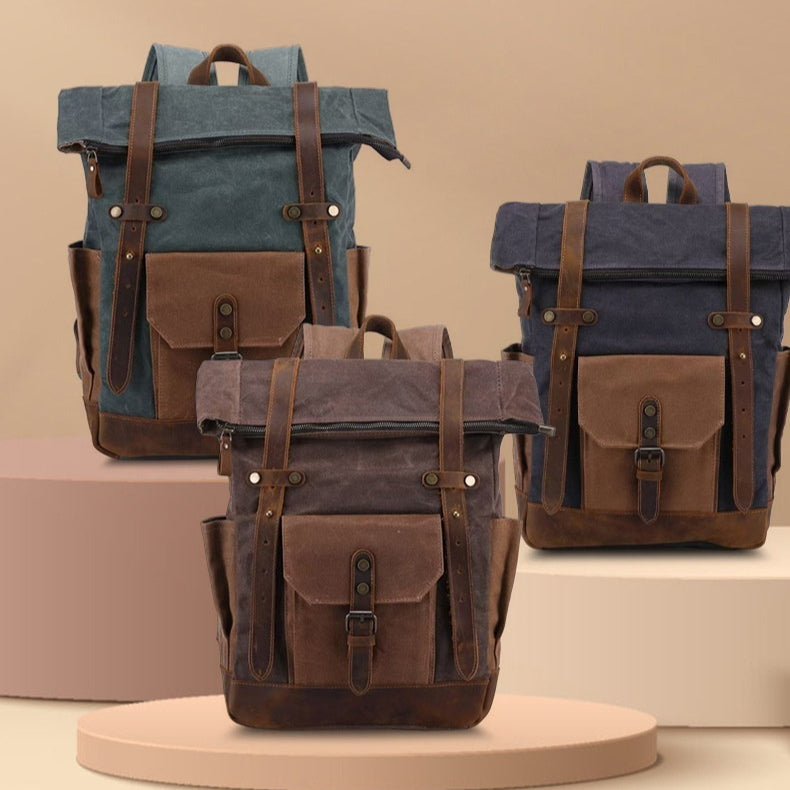 Wasserdichte Canvas-Reisetasche 20-35 L – Bild 6 | LuxeStyle