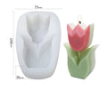 Silikonform: Tulpenblüten-Kerze – Bild 1 | LuxeStyle