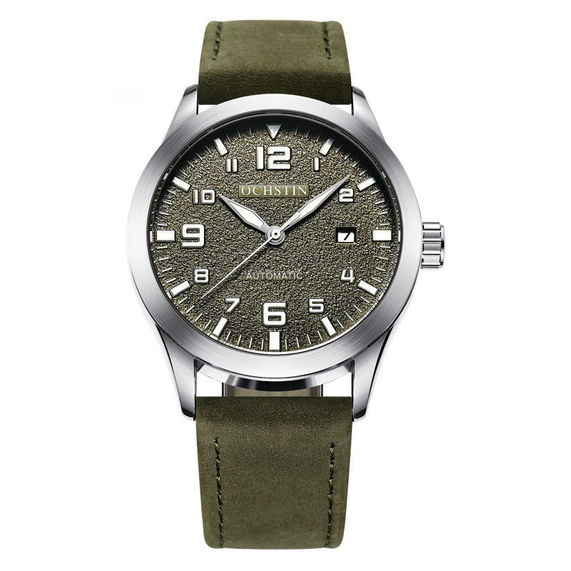 Retro Lederuhr