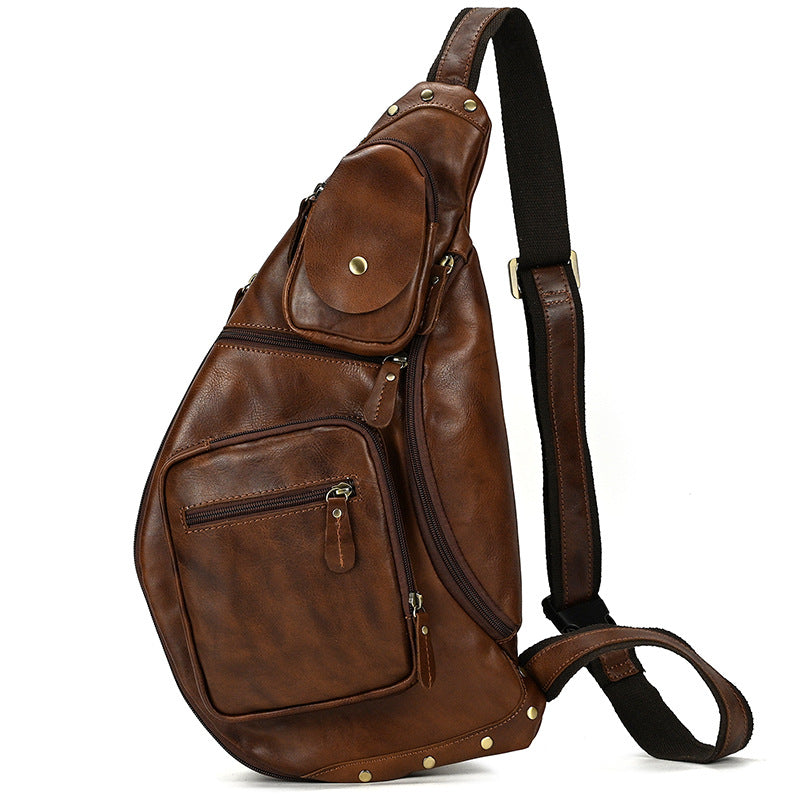 Leder-Brusttasche für Alltag und Reise – Bild 5 | LuxeStyle