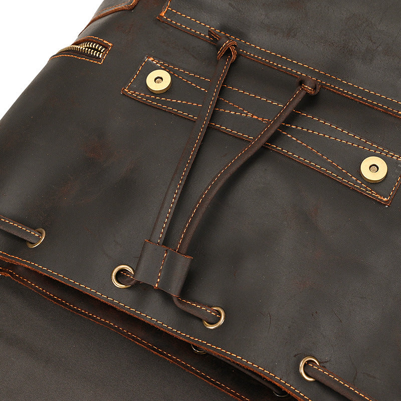 Leather-Tasche Vintage Stil – Bild 3 | LuxeStyle