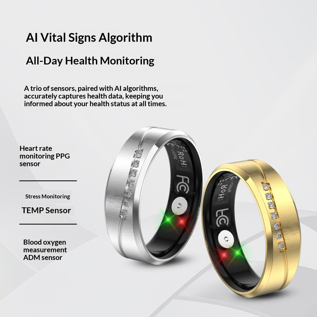 Smart-Ring mit Herzfrequenz & Blutsauerstoff – Bild 5 | LuxeStyle