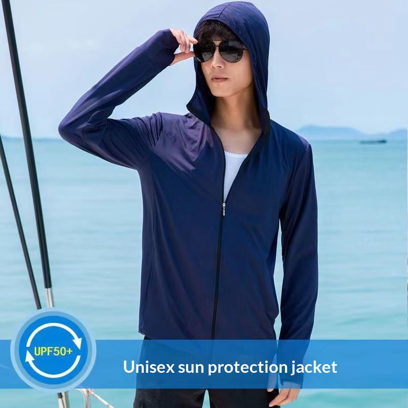 Ice Silk UV-Schutzjacke mit Kapuze für Herren